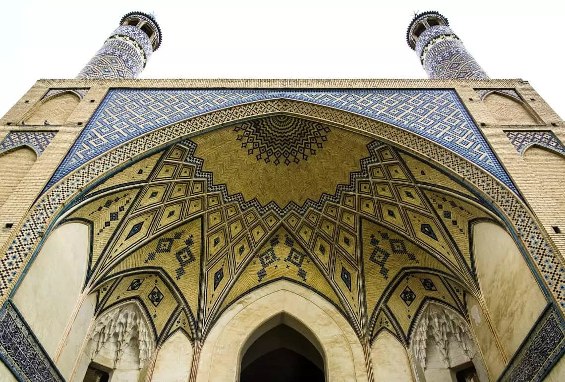 Кашан - Мечеть Ага Бозорга