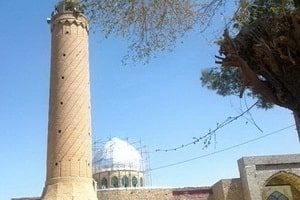Il minareto della moschea Jām’eh della città di Khāsh